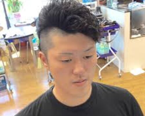 メンズパーマツーブロック③
